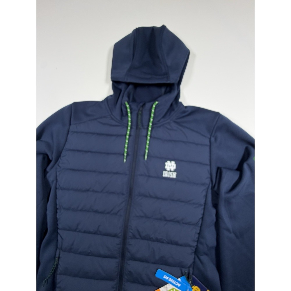 Columbia Out-Shield Hybrid Full Zip Hoodie Jacket Notre Dame Fighting Irish Sz S